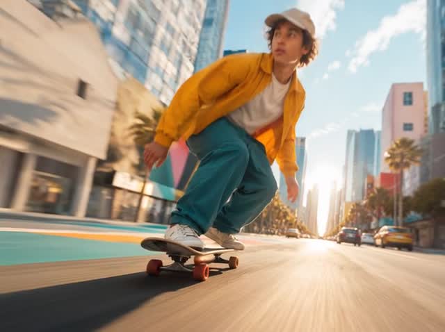 Video social creado con el generador de video de ImageVids AI